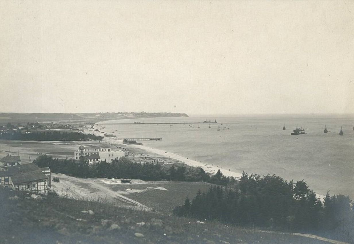 Wybrzeże w Gdyni, około 1925 roku